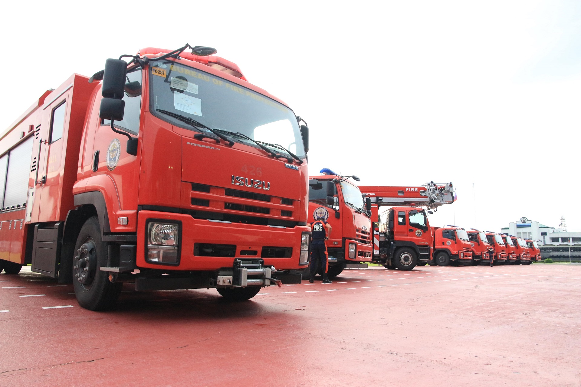 Isuzu fire truck