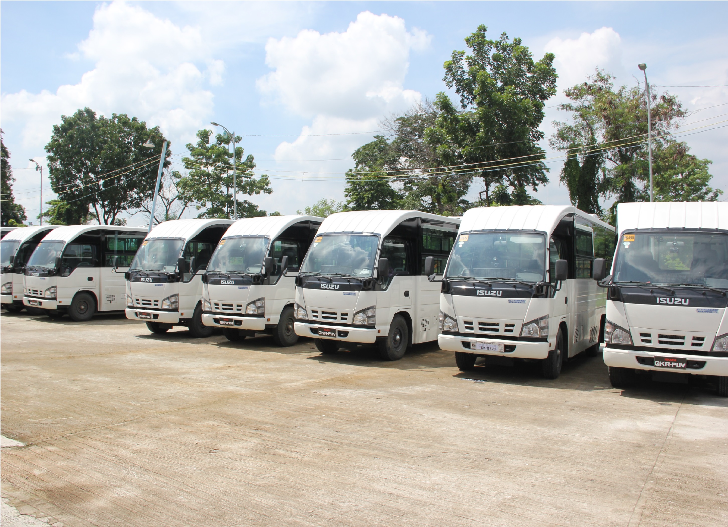 Isuzu truck showroom