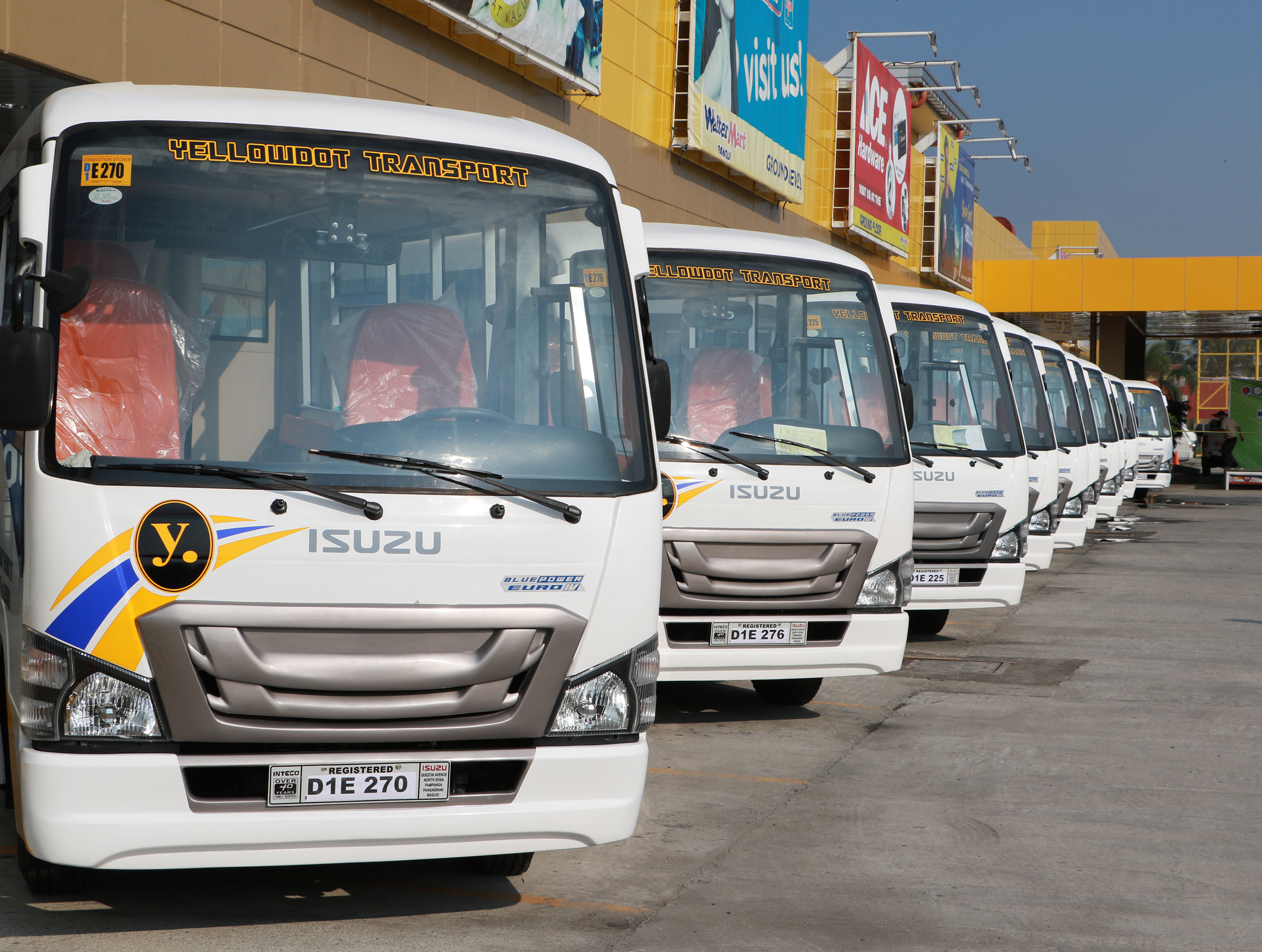 Isuzu buses PUV