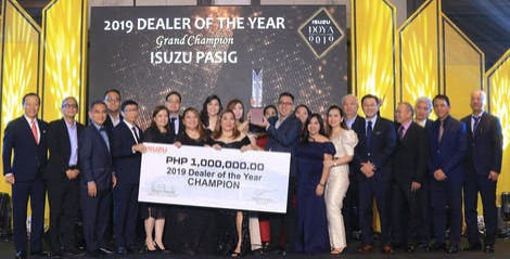 Isuzu Philippines recognizes best sales and service performers in 2019 DOYA thumbnail