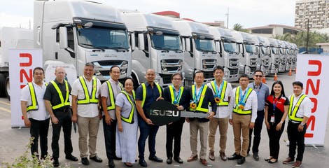 Isuzu Philippines turns over 11 EXZ QL trucks to Acro Transport and Logistics Network image