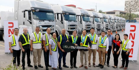 Isuzu Philippines turns over 11 EXZ QL trucks to Acro Transport and Logistics Network thumbnail