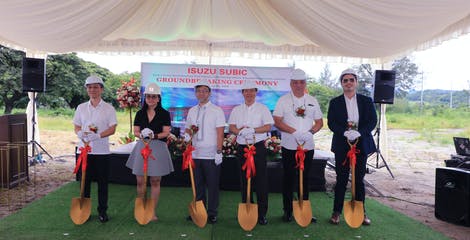 Isuzu Philippines Corporation breaks ground for a new dealership in Subic image