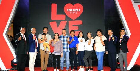 Fans show brand affection in 'I Love Isuzu' campaign launch image