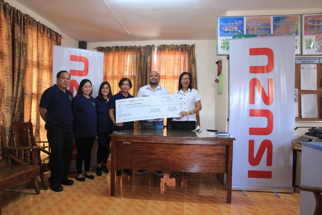 Isuzu Philippines resumes Road To Progress CSR Project, donates to Irosin District Hospital image