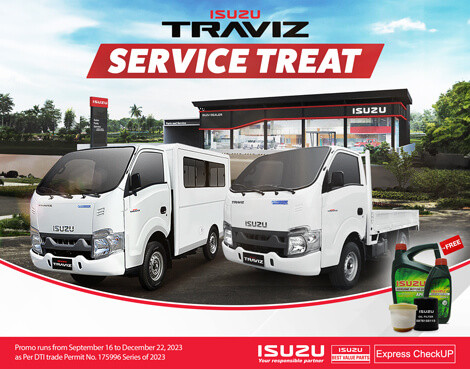 Isuzu TRAVIZ Service Treat Promo thumbnail