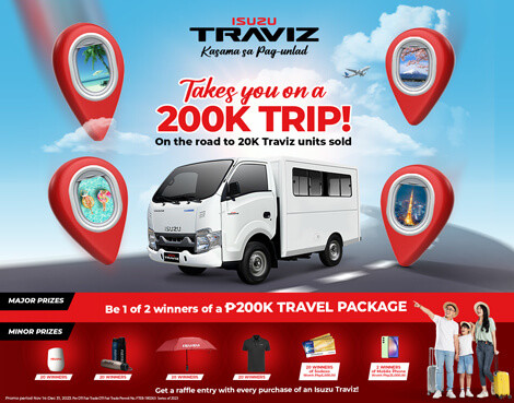 Road to Isuzu Traviz 20,000 units sold Promo Winners thumbnail