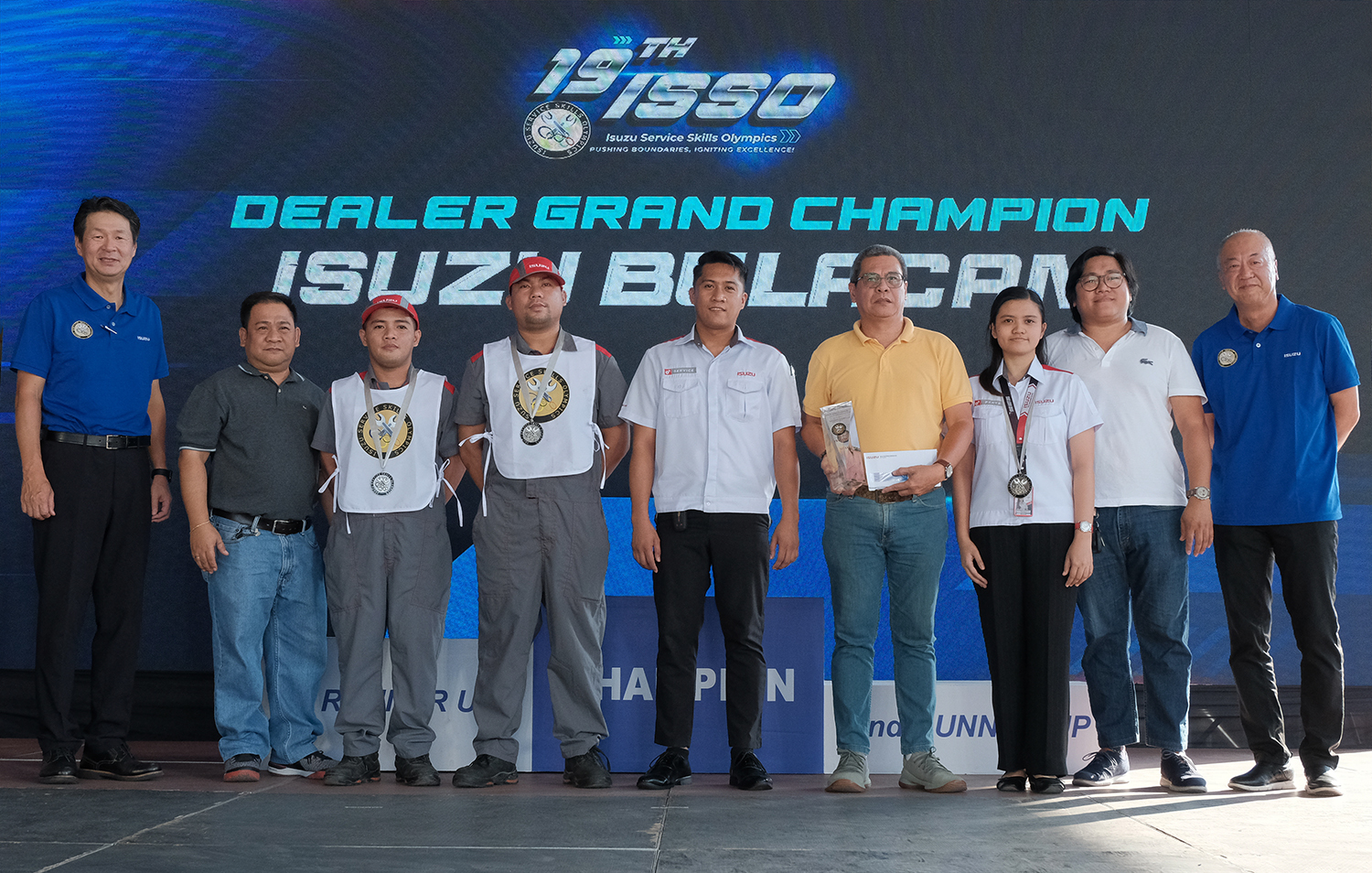 Isuzu Bulacan secures back-to-back win at 19th Isuzu Service Skills Olympics image