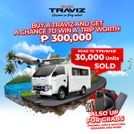 Road to Isuzu TRAVIZ 30,000 Units Sold Promo thumbnail