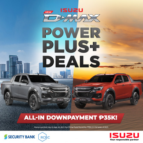 ISUZU D-MAX POWER PLUS DEALS PROMO thumbnail