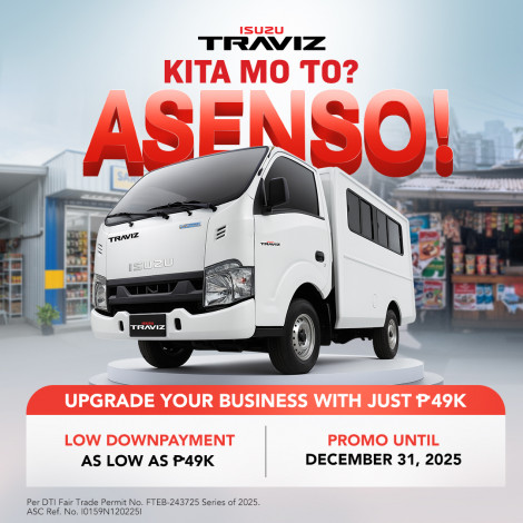 ISUZU TRAVIZ KITA DEALS thumbnail