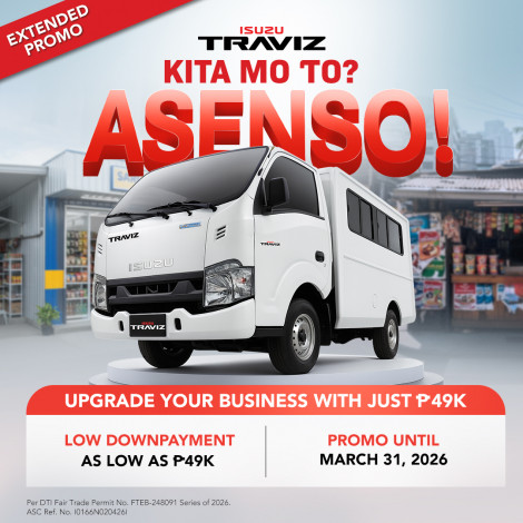 ISUZU TRAVIZ KITA DEALS thumbnail