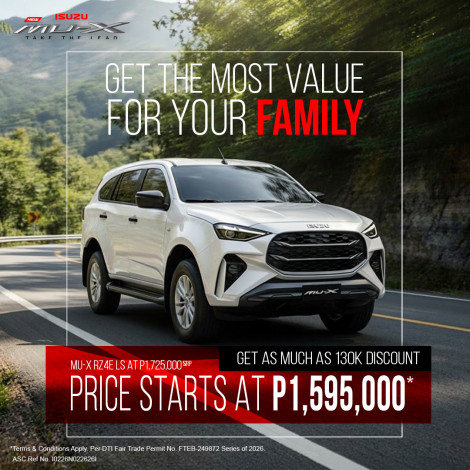 Isuzu mu-X Special Discount Promo thumbnail
