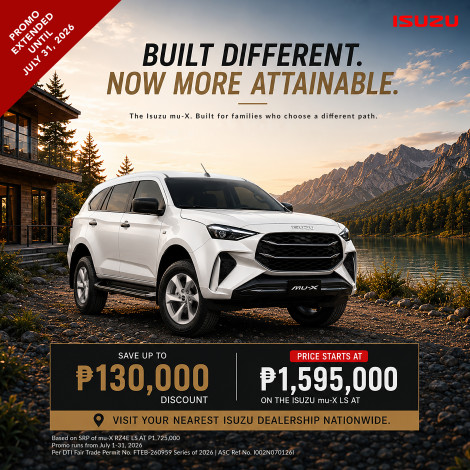 Isuzu mu-X Special Discount Promo thumbnail