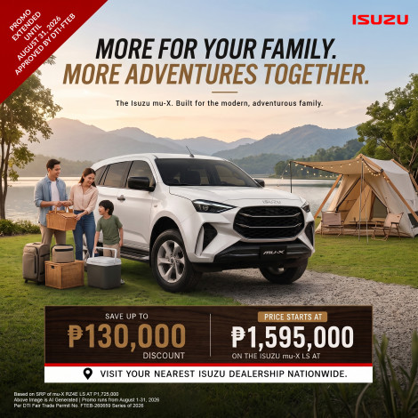 Isuzu mu-X Special Discount Promo thumbnail