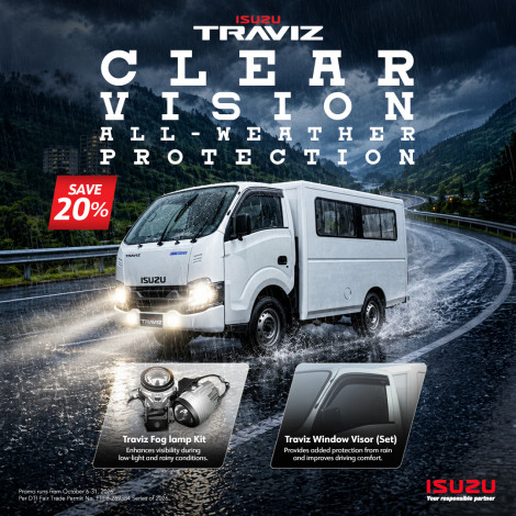 TRAVIZ FOGLAMP KIT AND WINDOW VISOR SPECIAL DISCOUNT thumbnail